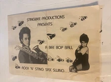 Stingbee Promotions A Bee Bop Ball Xenon NYC 1983 Flyer Ticket The King Bee