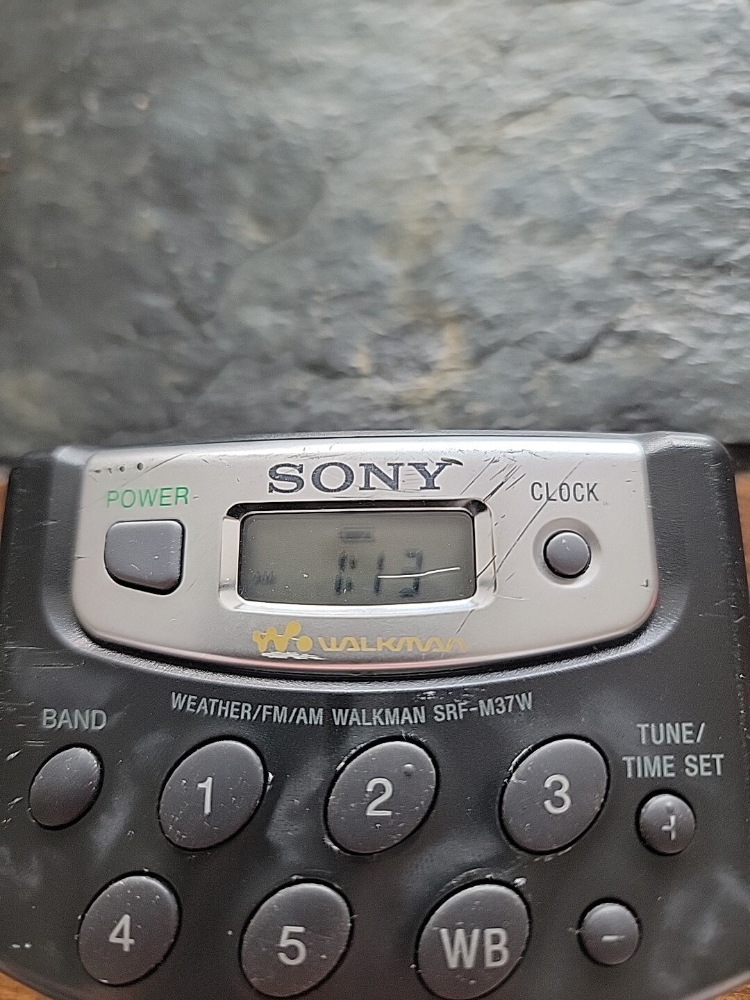Sony Walkman SRF-M37W Portable AM/FM Weather Band Radio W/ Belt Clip ...
