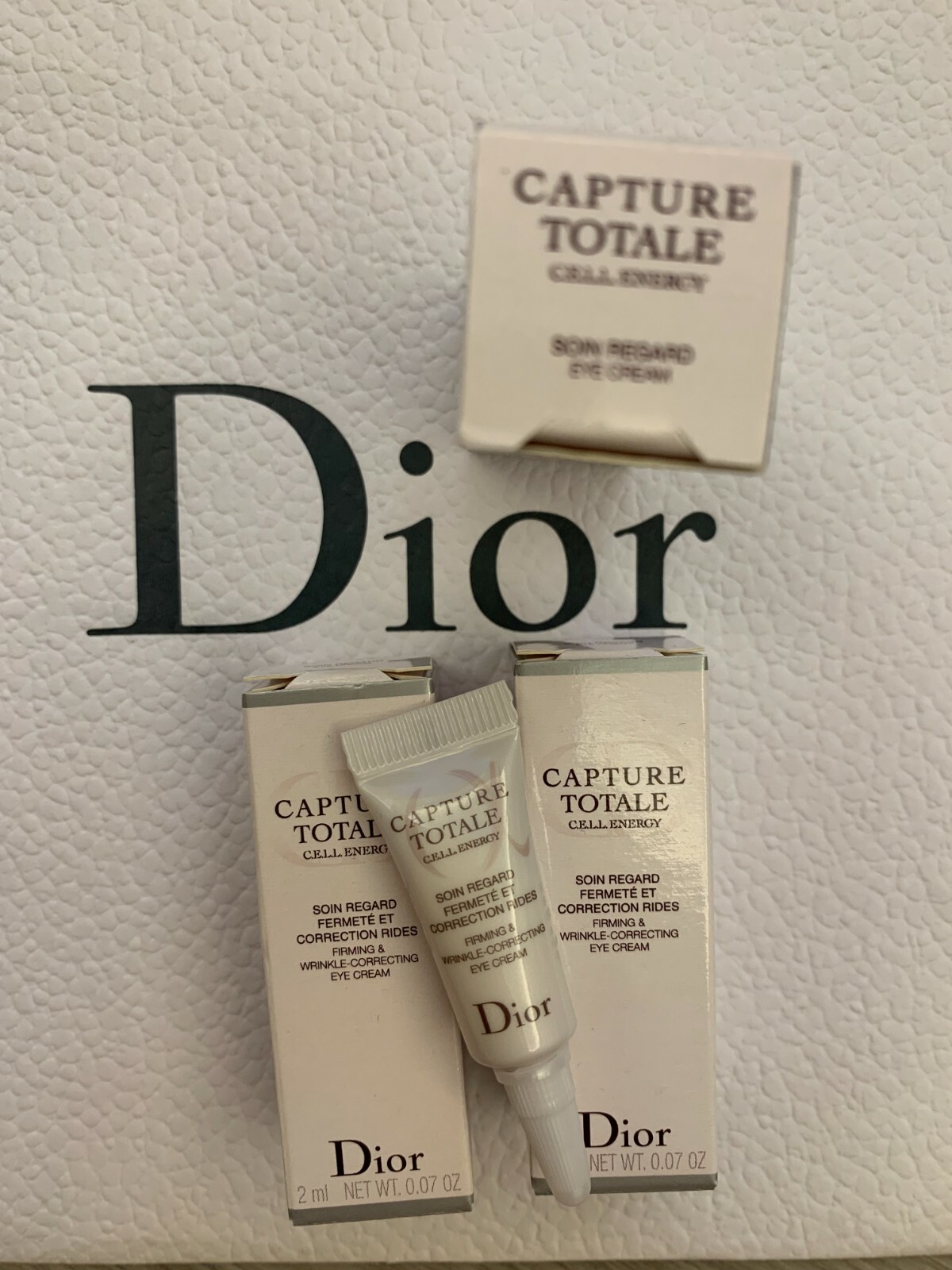 Dior Capture Totale Firming & wrinkle-correcting eye cream 2ml X 2
