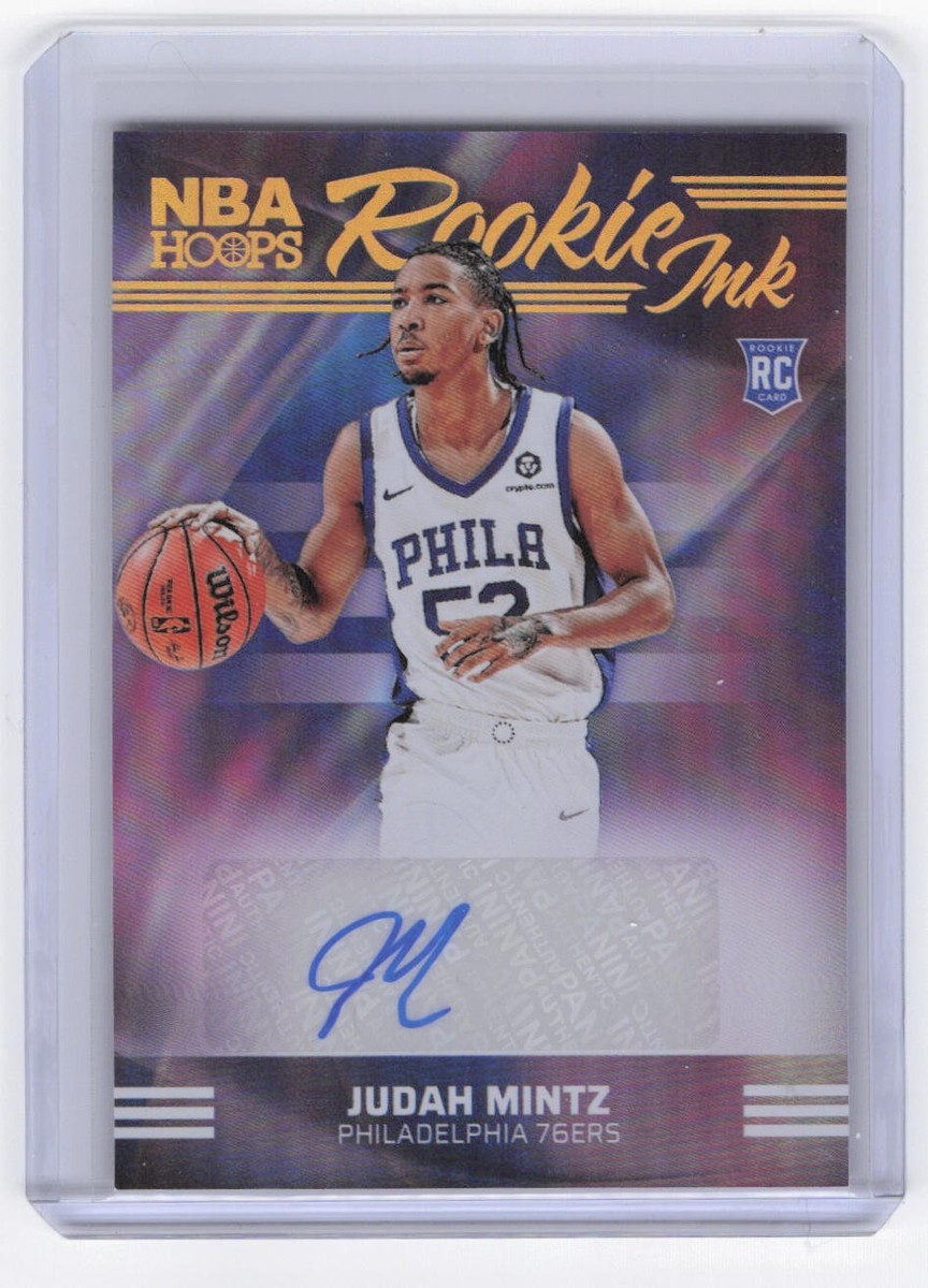 Panini Hoops NBA エンビード 76sers RC 399シリ 2024-25 PANINI NBA HOOPS - ROOKIE INK - AUTOGRAPH - JUDAH MINTZ RC