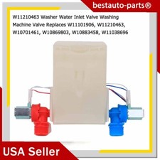 Brand New Water Inlet Valve W11101906 W10883458 W11210463 W10701461 W10869803 Us