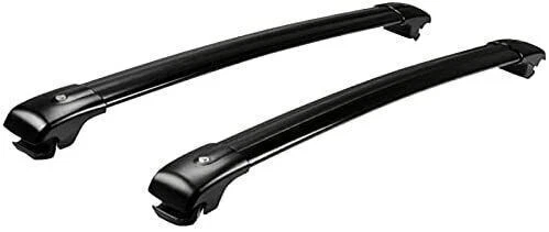 Barras transversales de carga para rieles de techo 2 piezas aptas para Toyota Sienna 2011-2020  Foto 3 de 4