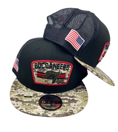 Tampa Bay Buccaneers Salute to Service New Era 9 fifty Snapback black hat cap - 第 1/8 張圖片