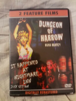 DUNGEON OF HARROW (1962) & IT HAPPENED AT NIGHTMARE INN (1973)~VG/C DVD~DBL FEAT