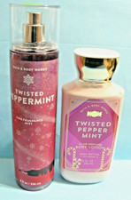 Bath  Body Works "TWISTED PEPPERMINT" mist  lotion