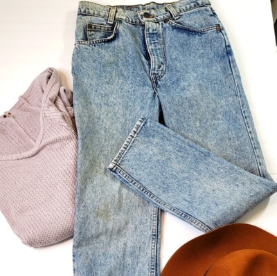 Vintage 80s Levi's Orange Tab Student Jeans 29x28 | Acid Wash