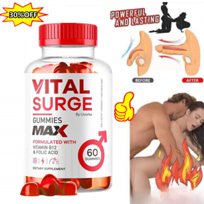 Vital Male Gummies, Vital Testo Support Gummys Performance 60Pcs NUE