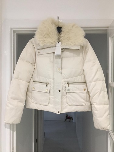 Marks And Spencer Ladies White Puffa 