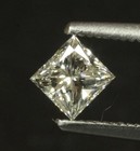 GIA loose certified .71ct VS1 I Princess diamond vintage estate antique Natural — photo 1