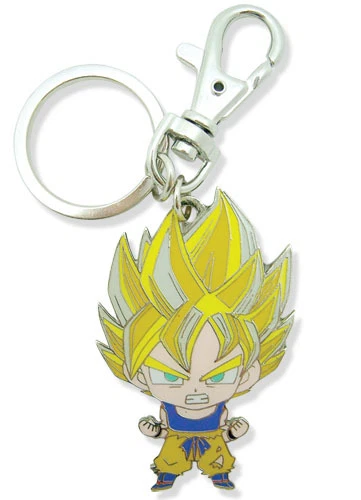 Legit Dragon Ball Z Authentic Anime Metal Keychain SD Super