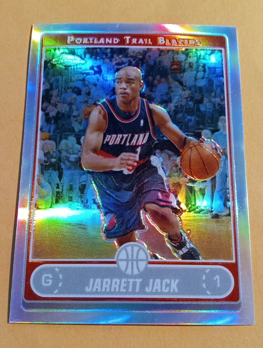 2006-07 Topps Chrome Jarrett Jack Refractor #110 - Blazers