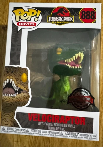 Jurassic Park Velociraptor Funko Pop! Special Edition 888