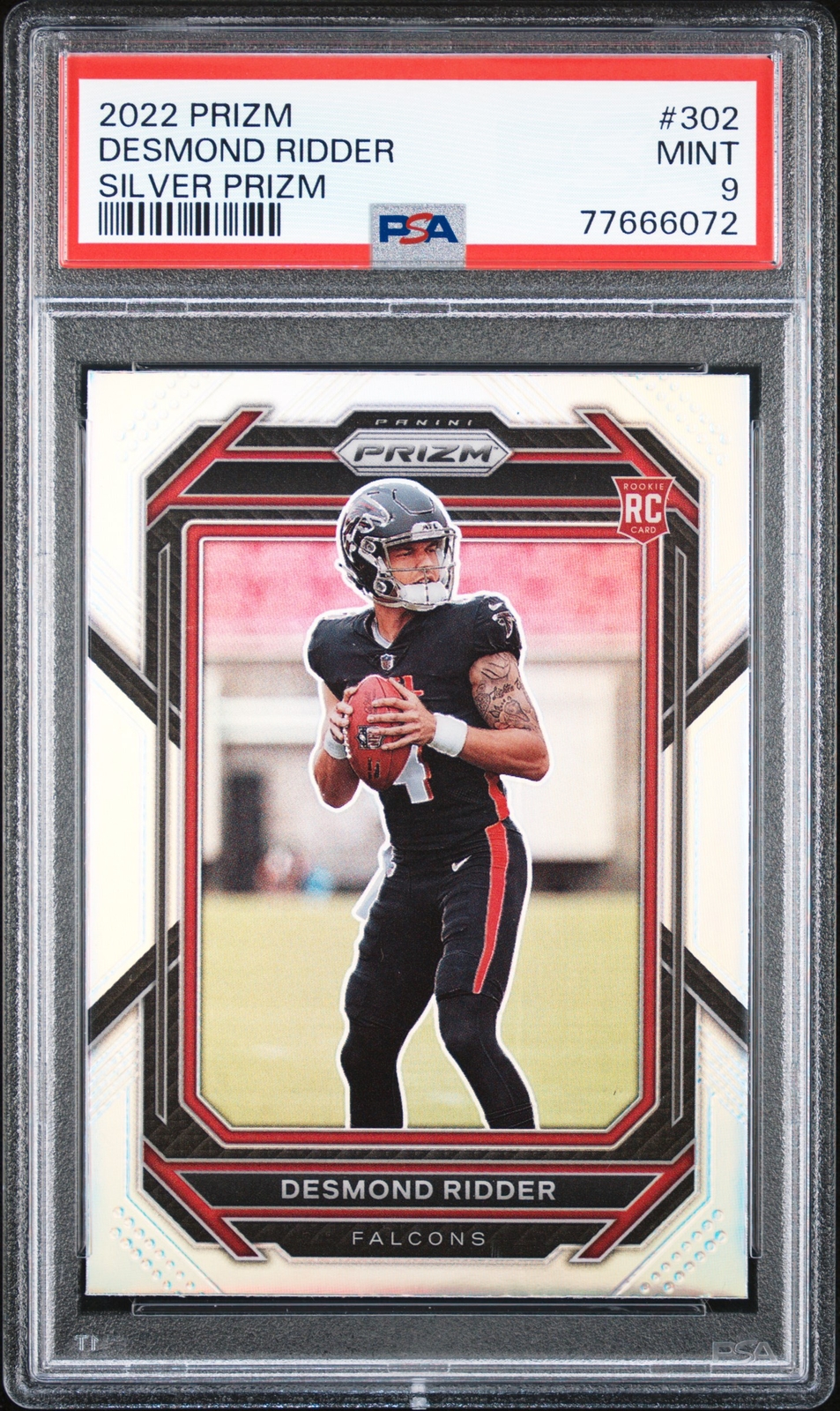 2022 PANINI PRIZM SILVER PRIZM #302 DESMOND RIDDER PSA 9