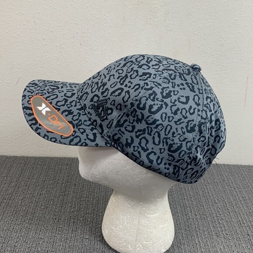 RBX X-Dri Baseball Hat Cap Strapback Womens Adjustable Gray Black Leopard Print - Picture 6 of 12