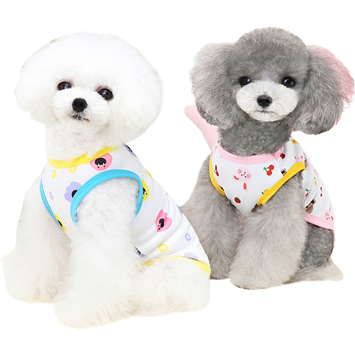 PET SHOW Hunde-Shirts Für Kleine Hunde – 4er-Set ärmellose Tanktops Für Hündinnen