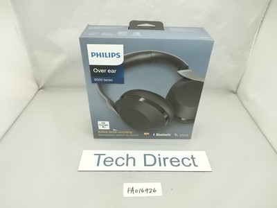 PHILIPS Noise Cancelling Headphones Wireless Bluetooth Over The Ear 8000  Series | eBay