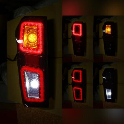 NEW* TAIL LIGHT BACK LAMP (LED, CLEAR) for ISUZU D-MAX DMAX 9/2014 - 2019 PAIR