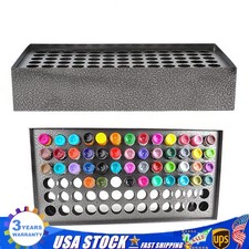 Tattoo Ink Bottle Holder 78 Holes Metal Ink Vertical Display Stand Organizer
