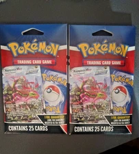 Pokemon Trading Cards Game Mystery Packs 25 Cards 1 Foil Guaranteed LOT OF 2 NEW