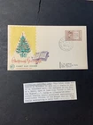 Australia 1961 FDC 1st day Cover Christmas Overseas Mailers with insert
