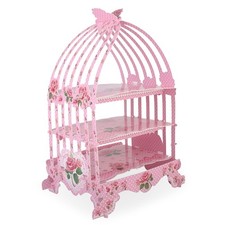 Cupcake Stand Afternoon Tea Birdcage Shaped Wedding Party Display Cake Holder