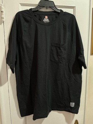 Rugged Elements Mens T-Shirt Jet Black w/ pocket Sz XXL NWT
