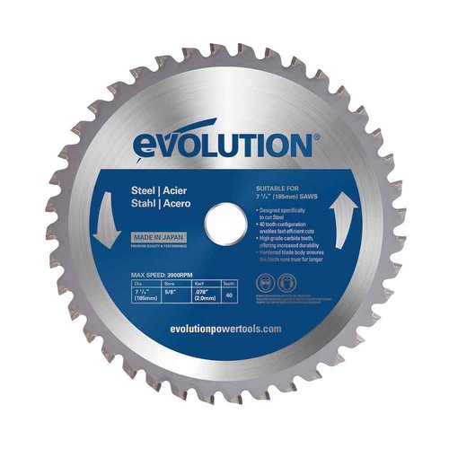 Evolution 7-1/4BLADEST | 7-1/4 in. | 40T | 5/8 in. Arbor |  TCT Blade