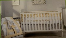 Little Love: Giraffe Time Yellow Crib Protector by NoJo