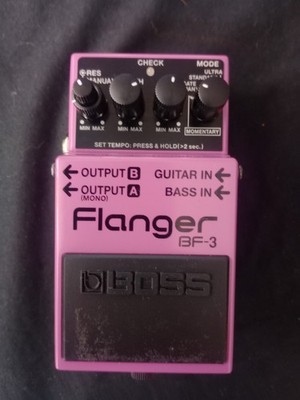 Boss BF-3 Flanger (Dark Gray Label) Pedal Purple *** FREE SHIPPING ***
