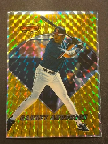 Box 29: 1996 Bowman's Best ATOMIC REFRACTOR PROOF Garret Anderson Angels #40
