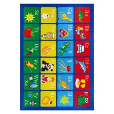 Kids Area Rug Kids Alphabet Educational Learning Non Slip Rug Playroom Rugs 6x9