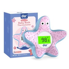 Baby Bath Thermometer, Digital Water Temperature Thermometers with 3 Color Ba...