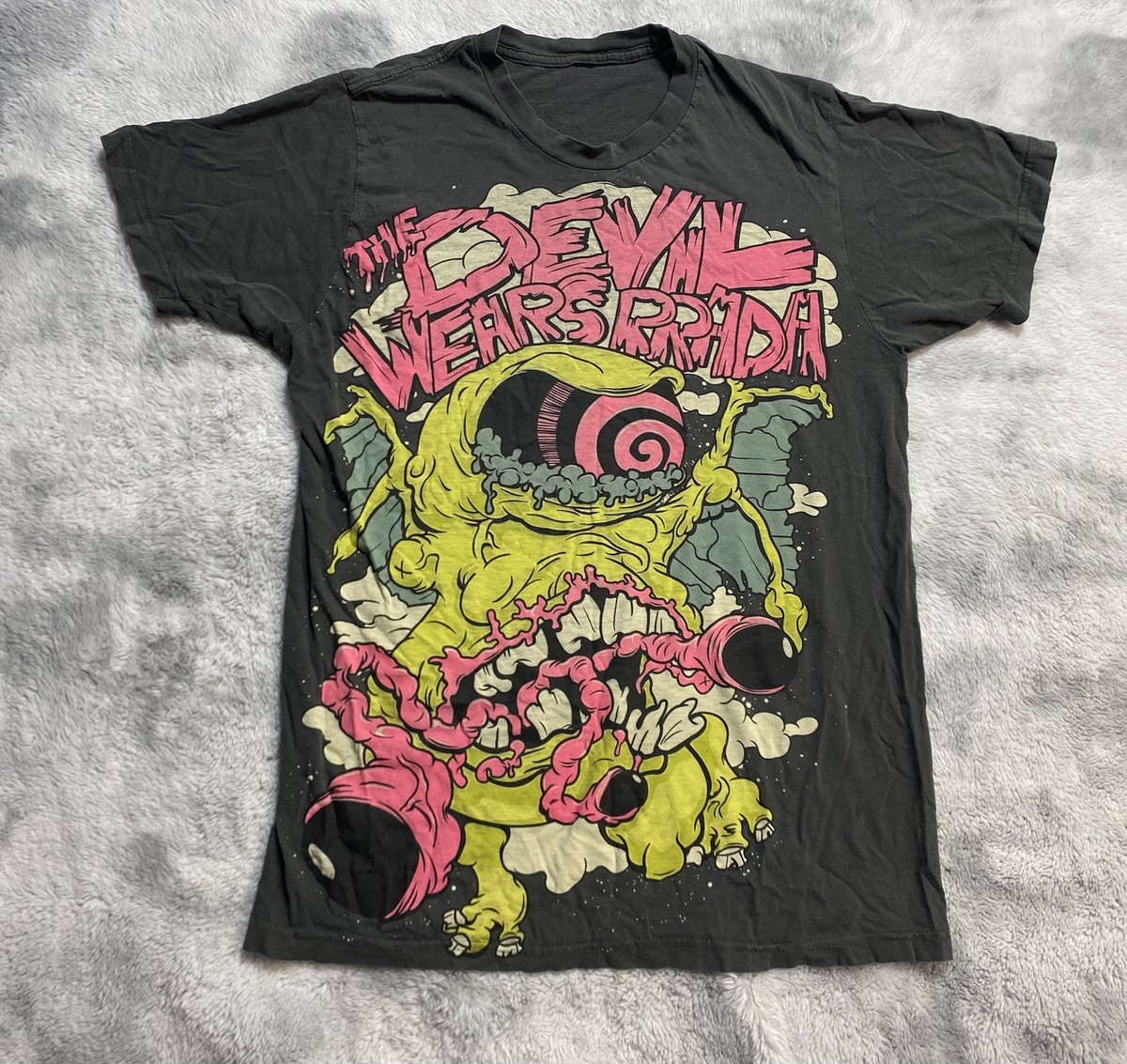 The Devil Wears Prada Monster Scene Metalcore Band Music T Shirt L