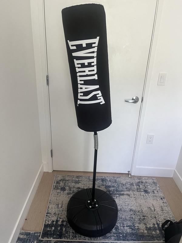 Everlast Standing Punching Bag Black (30% cheaper)