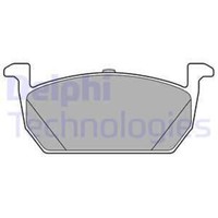 Delphi BremsbeläGe Bremsbelegsatz Vorne FüR VW Golf Sportsvan Seat Leon ST
