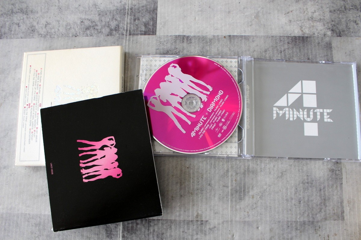 SET x8 4Minute Japan Korea CD DVD Best of LEFT DIAMOND Emerald of