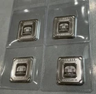 4 X Geiger Edelmetalle 1 oz .999 Fine Silver Square Bar, Schloss Guldengossa RAW