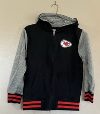 NFL Kansas City Chiefs Zip Up Hoodie Youth 10-12