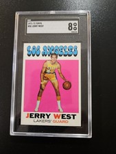 1971-72 Topps # 50 Jerry West SGC 8 NM-MT