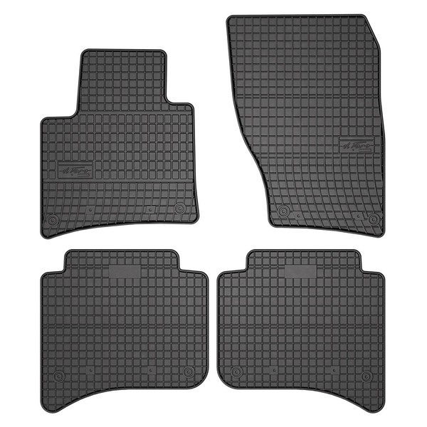 FußMattensatz Eltoro Frogum ET0407 Gummi FüR Vw Touareg 7P5 7P6 Van Tdi 4Motion-image