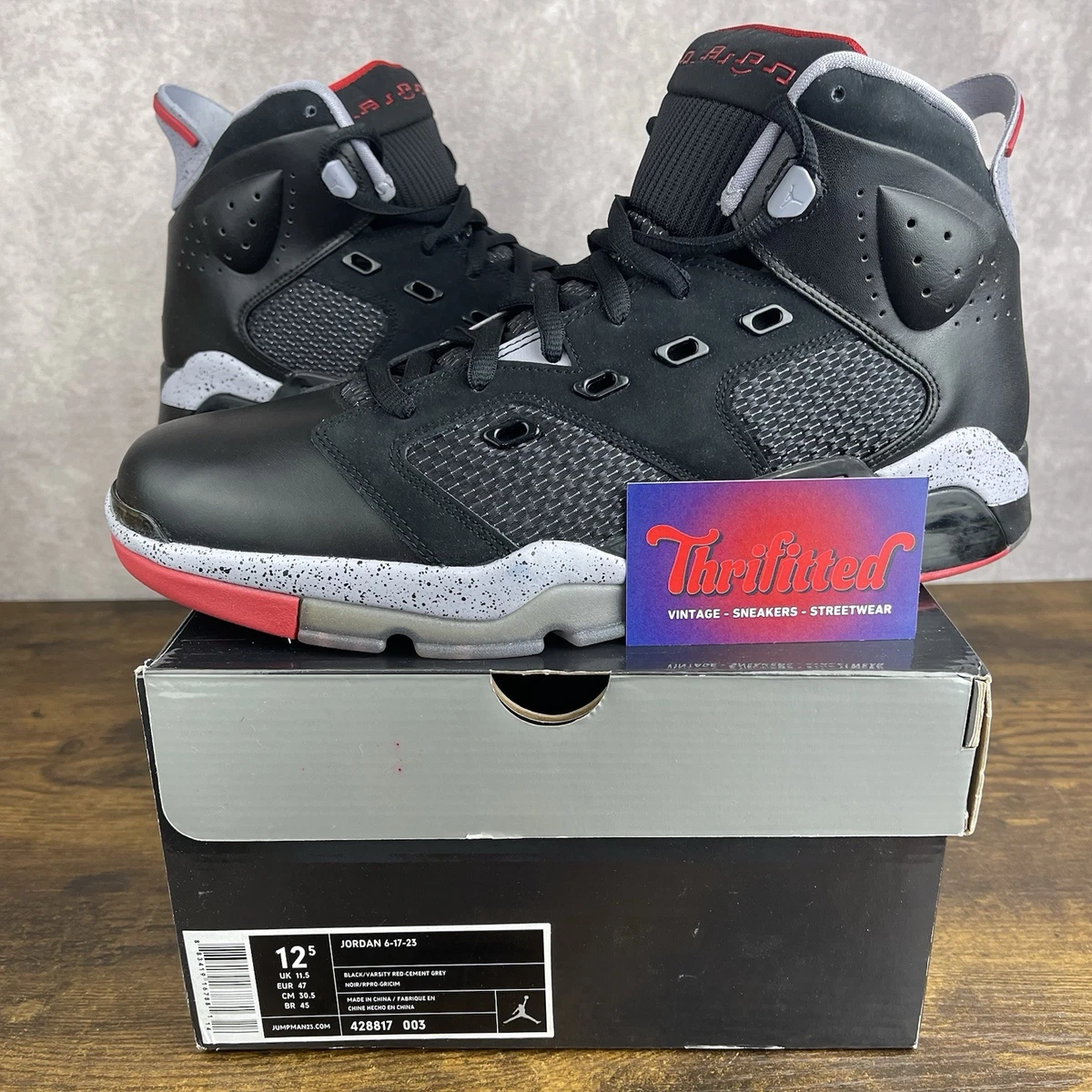 Jordan 6-17-23 Black Cement for Sale | Authenticity Guaranteed | eBay