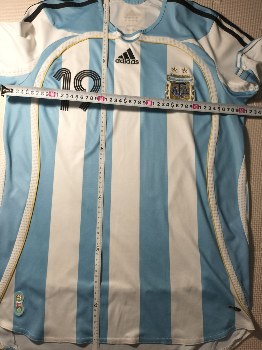 Lionel Messi 19 Medium ARGENTINA 2006 HOME Football Shirt Jersey
