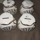 Casino Souvenir Deck Of Cards Piggy Bank Ceramic Coin Bank Money Bag set of 4 — photo 2