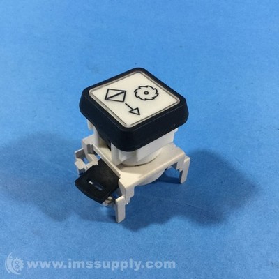 Rafi 1.30.502.121/0000 Square Push Button FNIP
