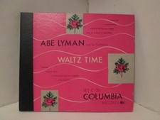 78tk album set-dance-COLUMBIA C-136-Abe Lyman-Waltz Time-4 disc