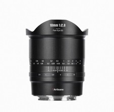Used 7artisans 10mm F2.8 II Full Frame Ultra Wide Angle Fisheye Lens for Sony E