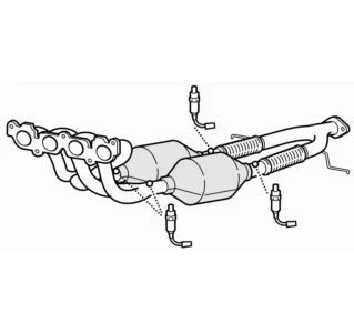 Approved Exhaust Manifold Catalyst for Ford Focus Ti-VCT 1.6 (2004-2008)