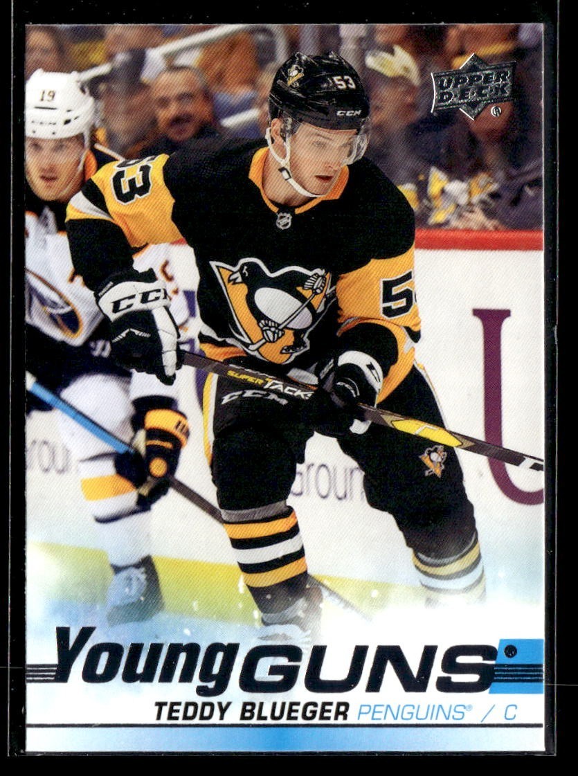 2019-20 Upper Deck - Young Guns Teddy Blueger #231 (RC)