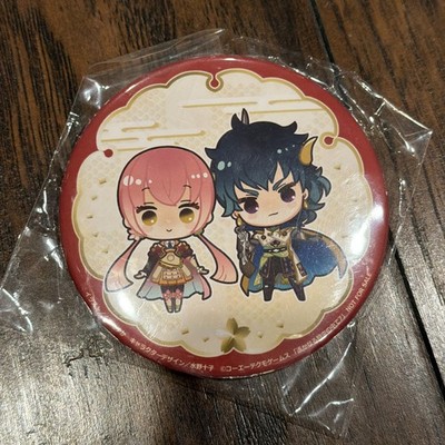Harukanaru Toki no Naka de 7 100mm Can Badge Amano Nanao & Kuroda Nagamasa New