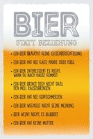Holzschild 18X12 Cm Bier Statt Beziehung Deko Geschenk Schild